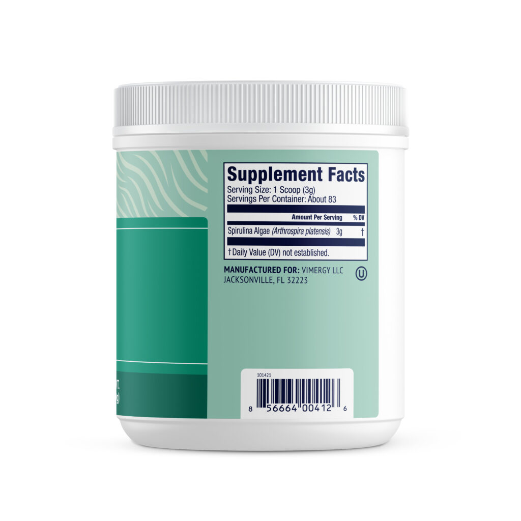 Vimergy Spirulina Powder Flower Of Life