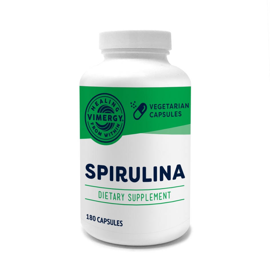 Vimergy Spirulina 180 Capsules Flower Of Life