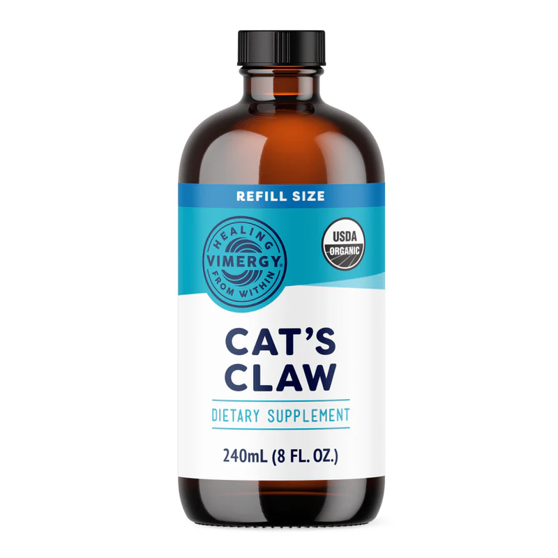 Organic Cat's Claw dietary supplement bottle