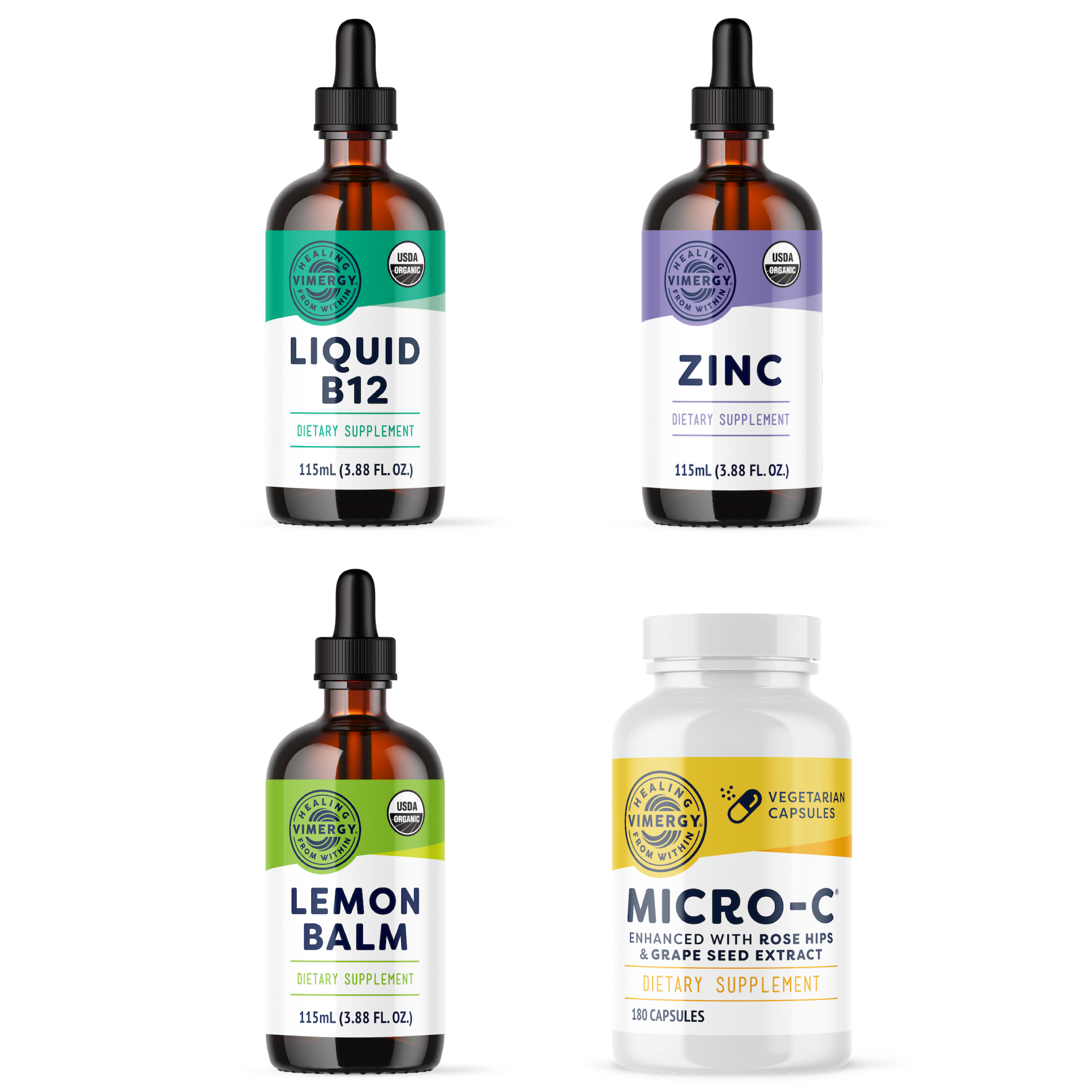 Medical Medium Baseline Four. B12, Zinc, Lemon Balm, Micro-C