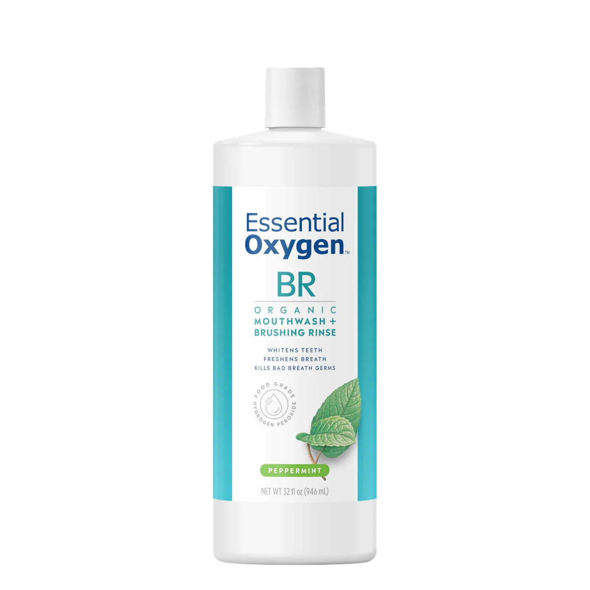 Essential-Oxygen-BR-Organic Mouthwash-Peppermint-Front