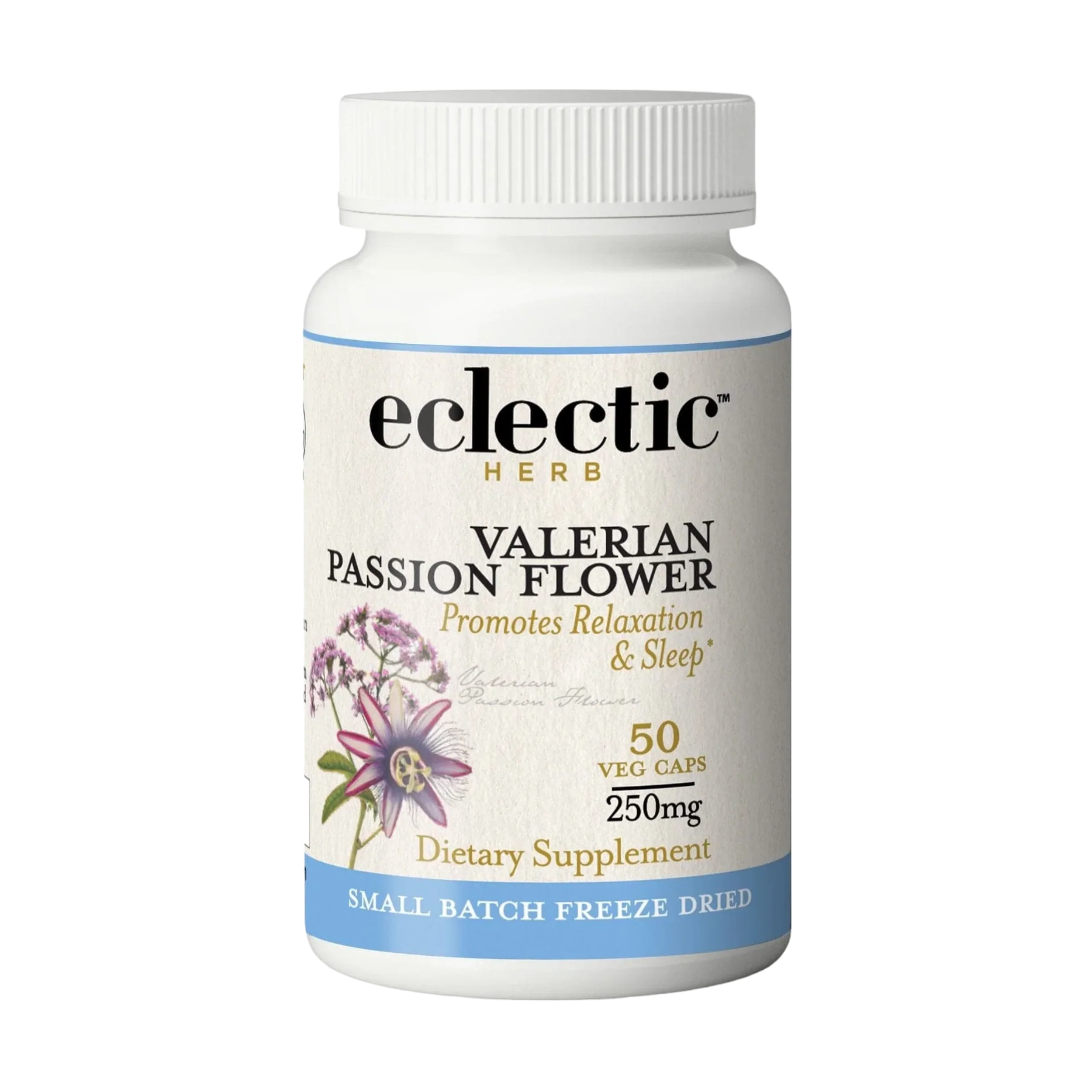 Eclectic-Herb-ValerianPassionflower-50-Capsules-1